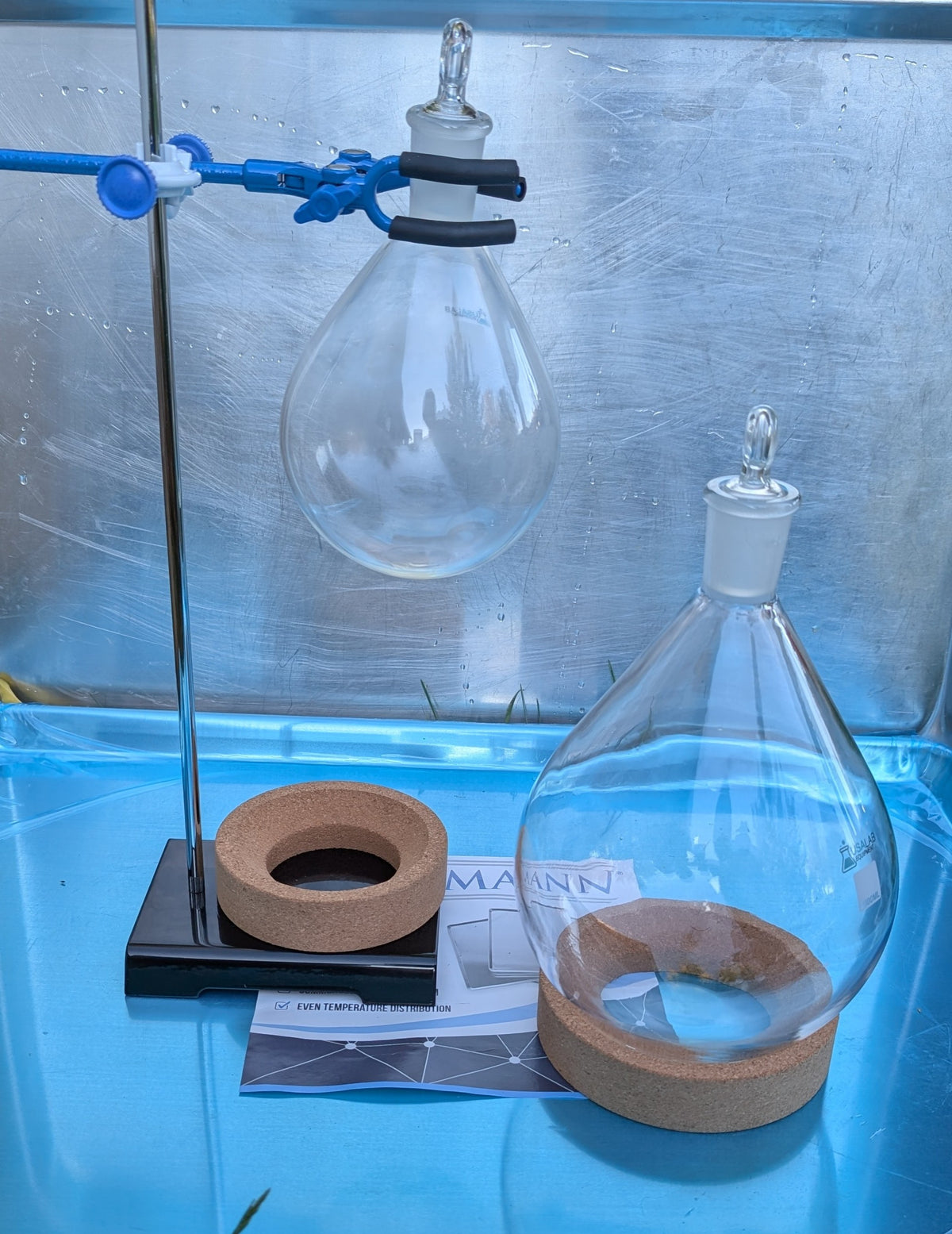 Pear shaped flask: starter kit