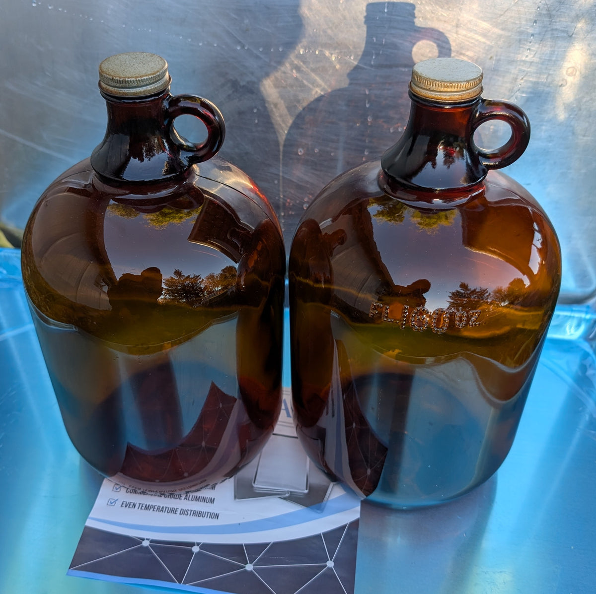 Set: Amber One Gallon "Vintage" Tincture Vessels — 50% Off