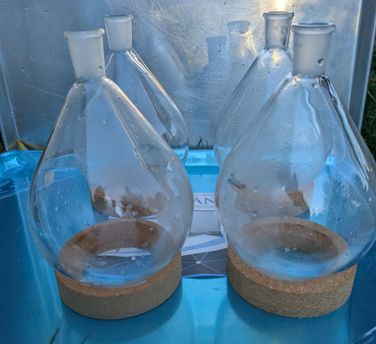 2000ml Pear-Shaped Glass Flask, 24/40 Joint