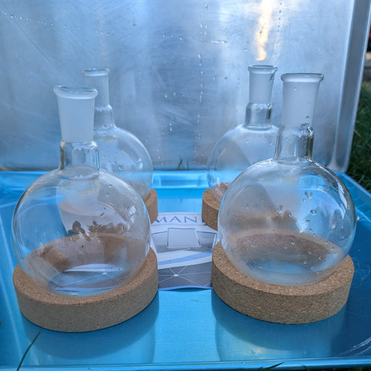 1000ml Borosilicate Glass Receiving Flask — 24/40 Standard Taper — 50% Off
